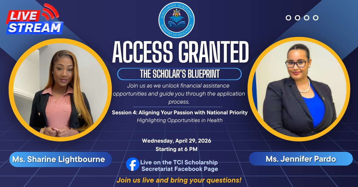 MINISTRY OF EDUCATION INVITES THE PUBLIC TO FACEBOOK LIVE INFORMATION SESSION ON OPPORTUNITIES IN HEALTH