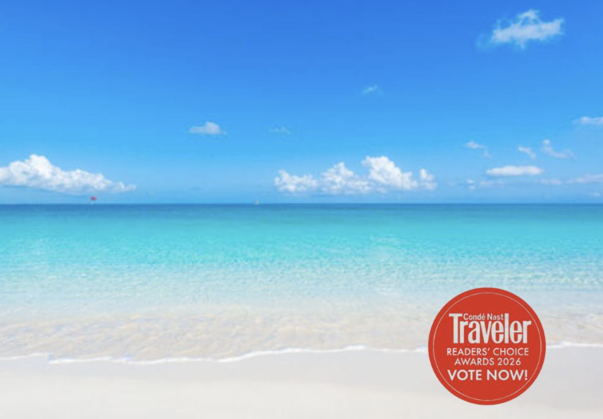 THE TURKS AND CAICOS ISLANDS NOMINATED IN SEVERAL CATEGORIES IN CONDÉ NAST TRAVELER 2026 READERS’ CHOICE AWARDS